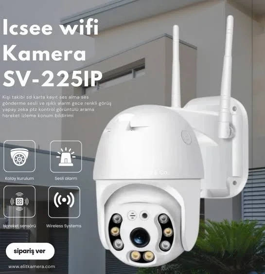 Trade Mark-V380 MAX  2MP Dış Mekan Wifi Ip Güvenlik Kamerası